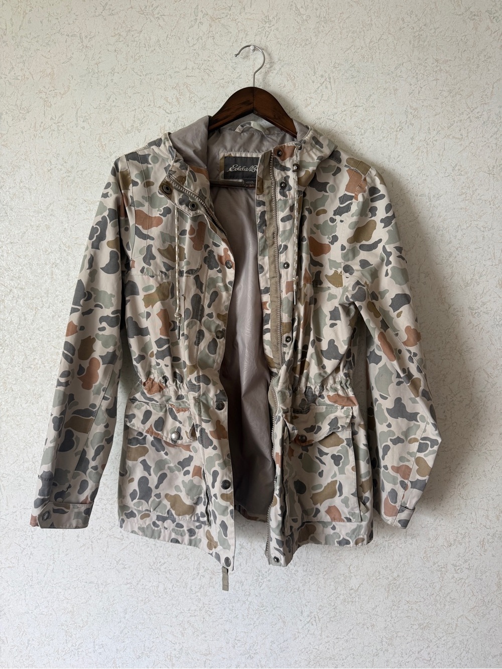 Eddie Bauer Camo Rain Jacket